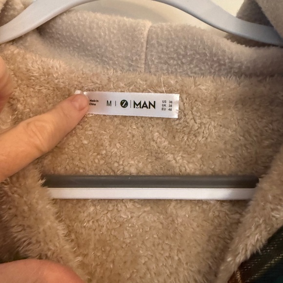 Plaid Fleece-lined Kids Hooded Jacket / Shacket - Picture 2 of 11